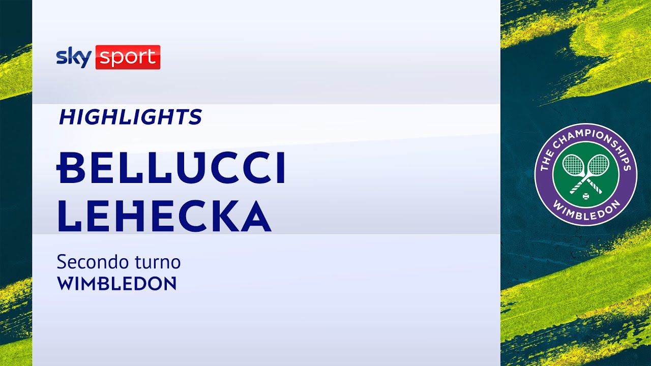 Bellucci-Lehecka: gli highlights | Wimbledon
