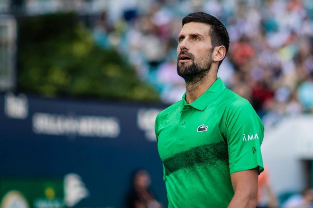Djokovic in campo a Miami
