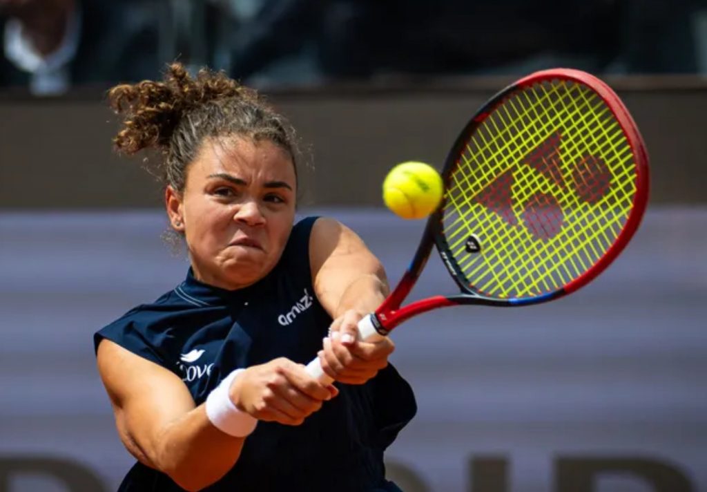 Jasmine Paolini in azione