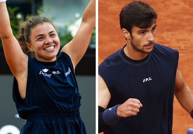 Jasmine Paolini e Lorenzo Musetti