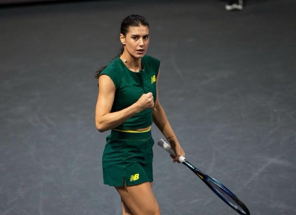 Sorana Cirstea in azione