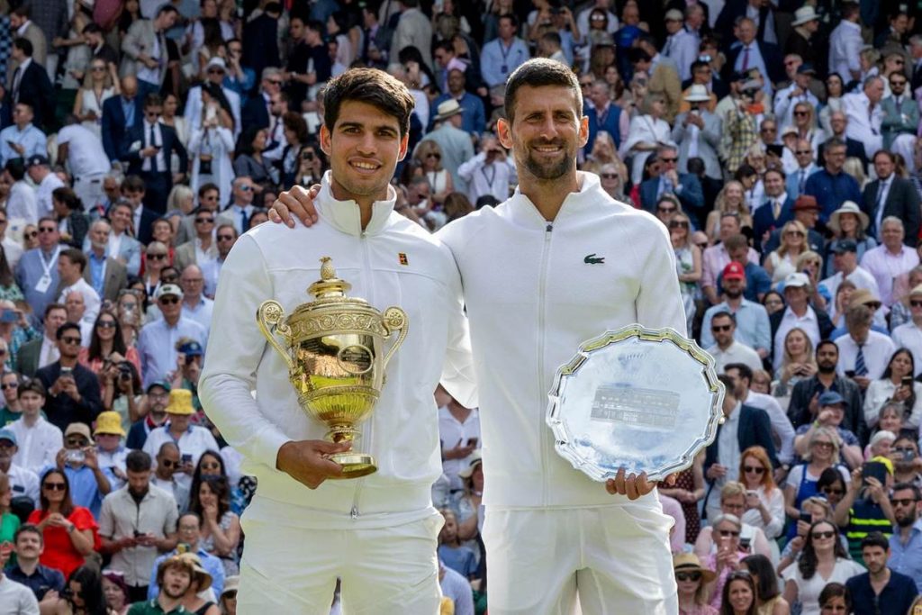 Alcaraz e Djokovic