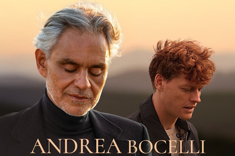 Jannik Sinner e Andrea Bocelli