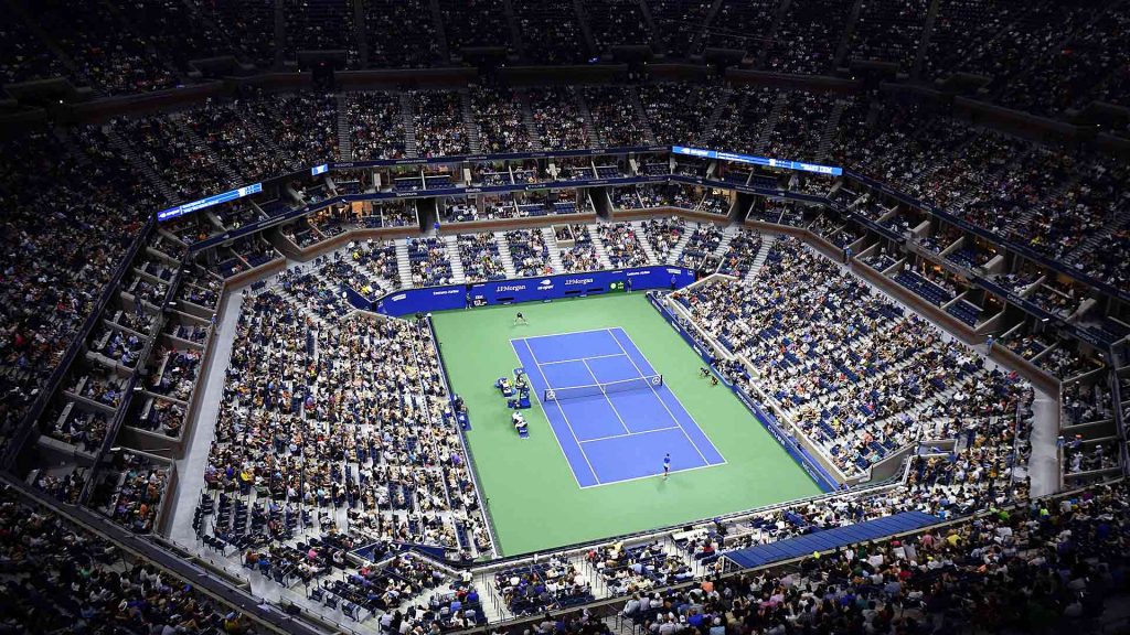 US Open show doppio misto