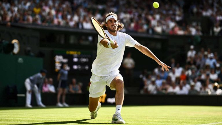 Stefanos Tsitsipas a Wimbledon