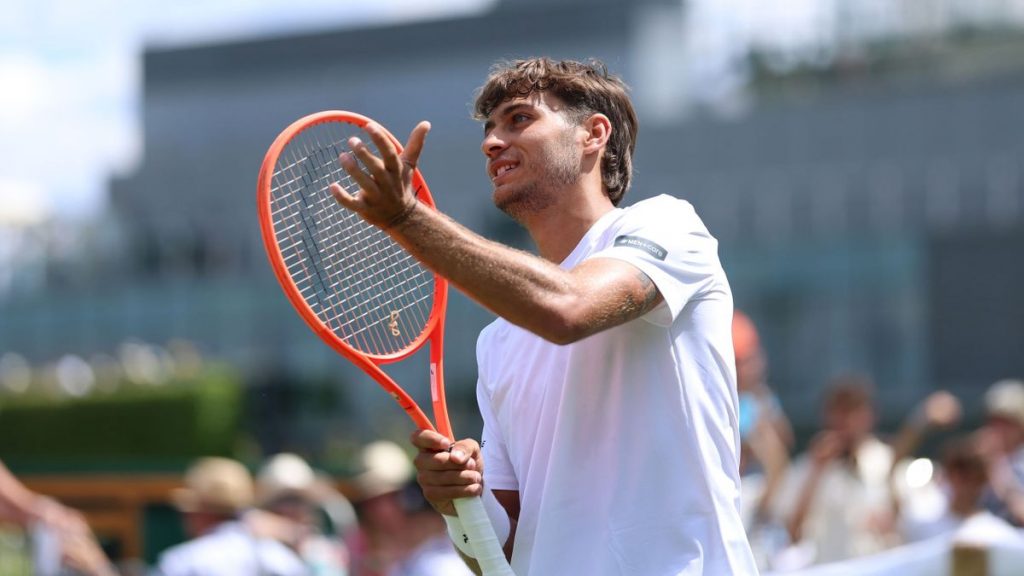 Flavio Cobolli a Wimbledon