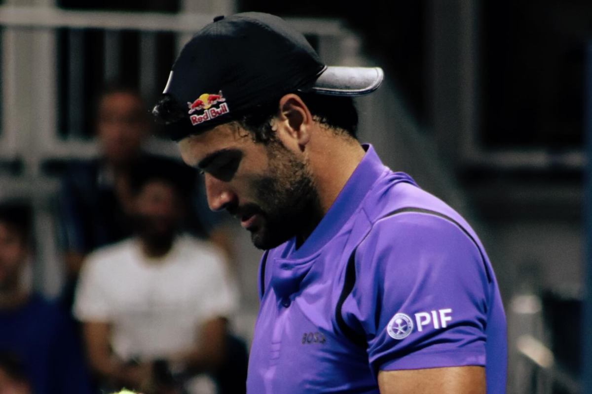 Il ritorno in campo di Matteo Berrettini non è andato per niente bene