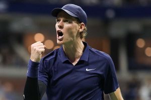 Sinner esulta allo US Open