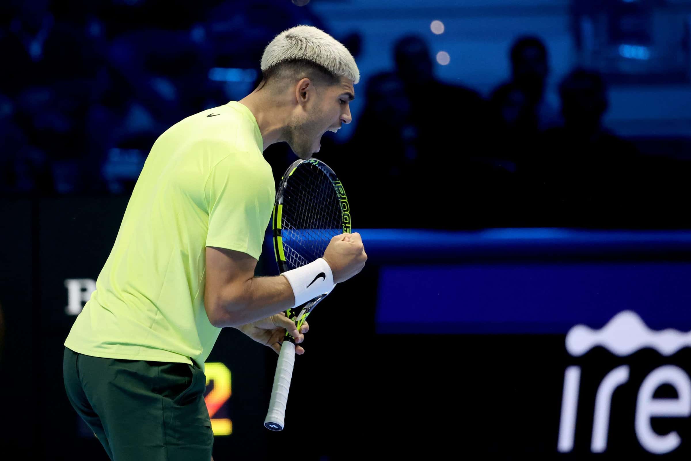 Atp Finals, Alcaraz elimina Musetti e blinda la vetta del ranking. In semifinale sarà Sinner-De Minaur