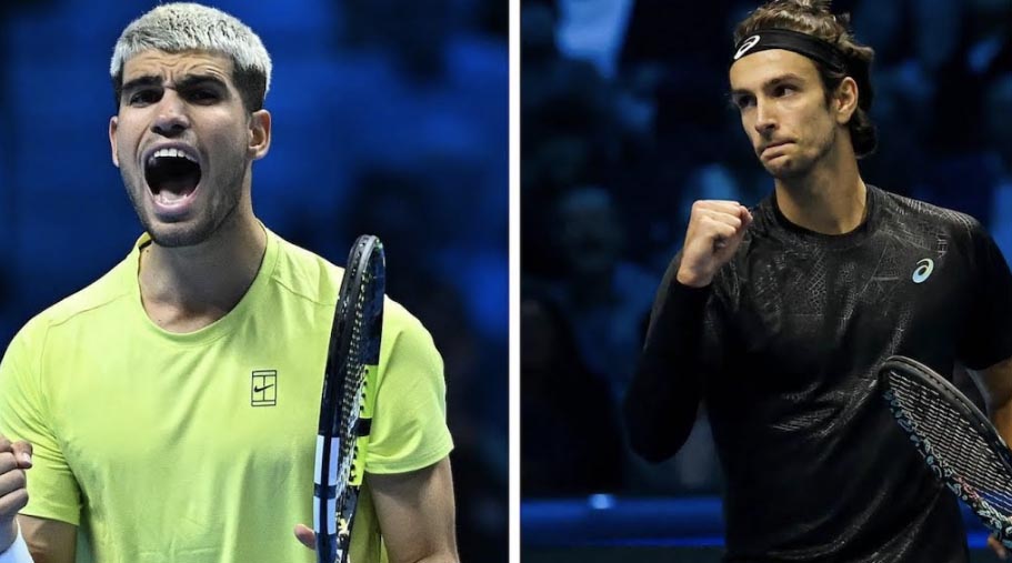 Oggi Musetti-Alcaraz alle ATP Finals: orario e dove vederla. Sinner spettatore interessato