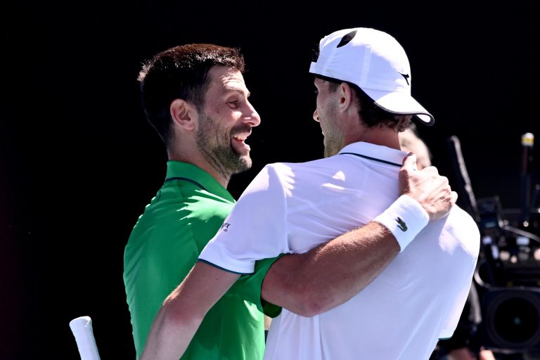 Novak Djokovic e Francesco Maestrelli
