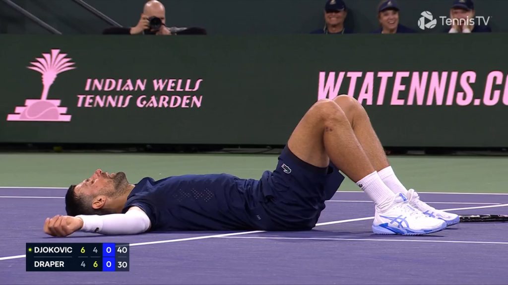 Djokovic Draper Indian Wells 2